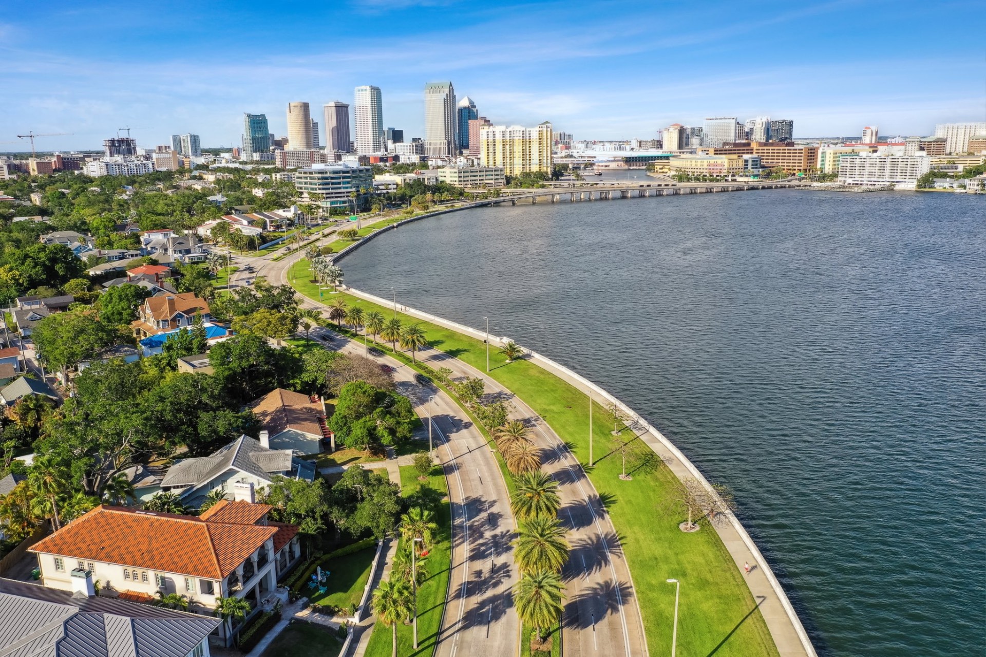 Tampa Bay aerial view